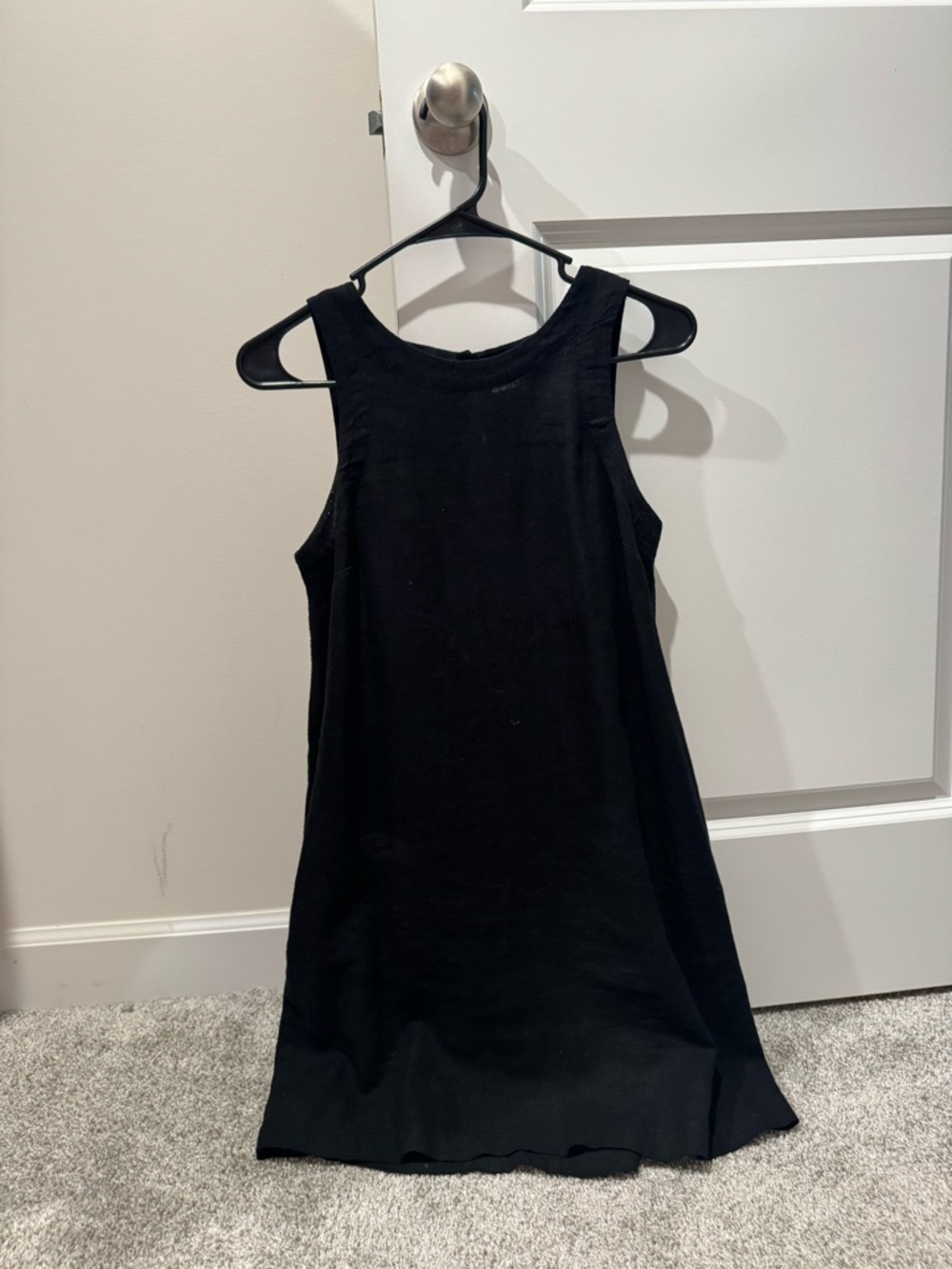 a new day Black Sleeveless Shift Dress